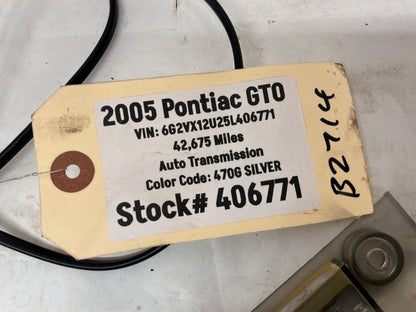 2006 Pontiac GTO Spoiler Wing 3rd Brake High Mount Light Lamp OEM
