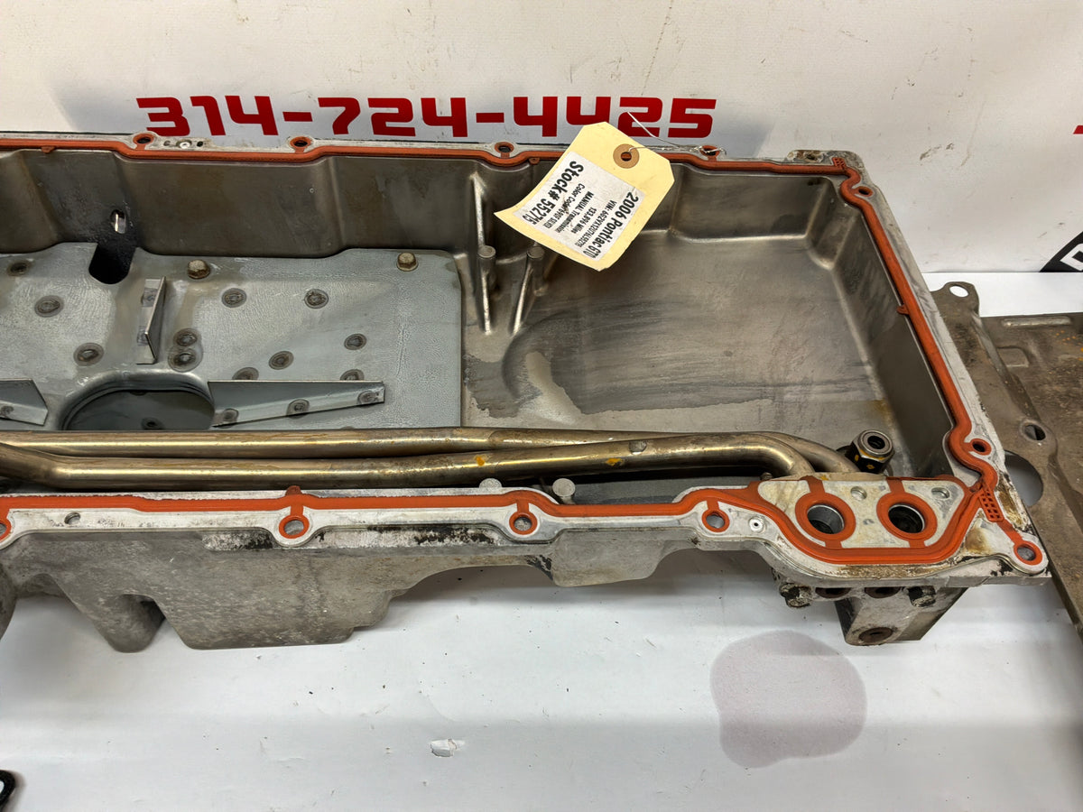 2006 Pontiac GTO Complete Oil Pan Assembly Pick Up Tube Windage Tray Dip Stick OEM