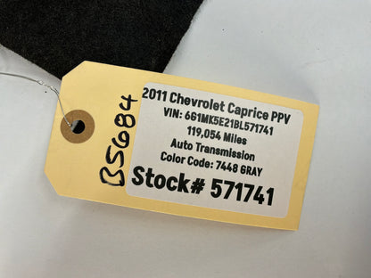 2011 Chevy Caprice PPV Ski Port Felt Carpet OEM