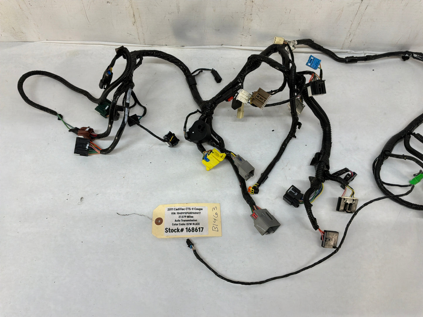 2011 Cadillac CTS-V Coupe LH Driver Recaro Front Seat Wire Wiring Harness OEM