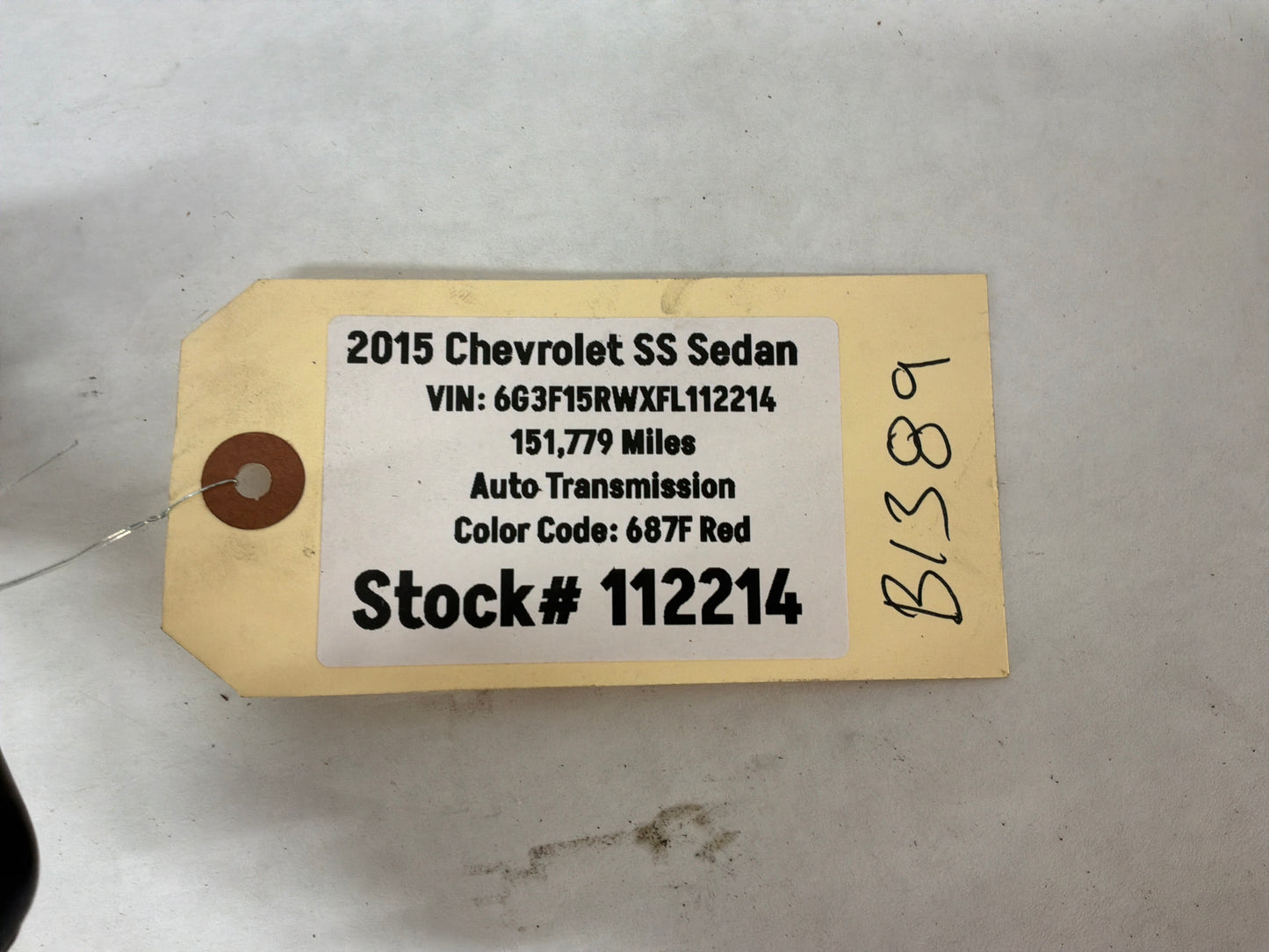 2015 Chevy SS Sedan Engine Battery Positive Cable Wire Wiring Harness OEM