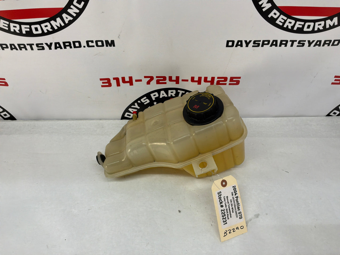 2004 Pontiac GTO Coolant Over Flow Tank Reservoir OEM