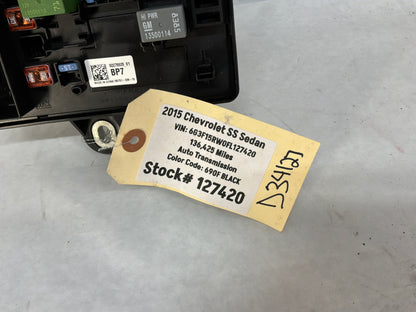 2015 Chevy SS Sedan Rear Trunk Fuse Relay Body Harness Junction Box Block Panel OEM - Day's Parts Yard
