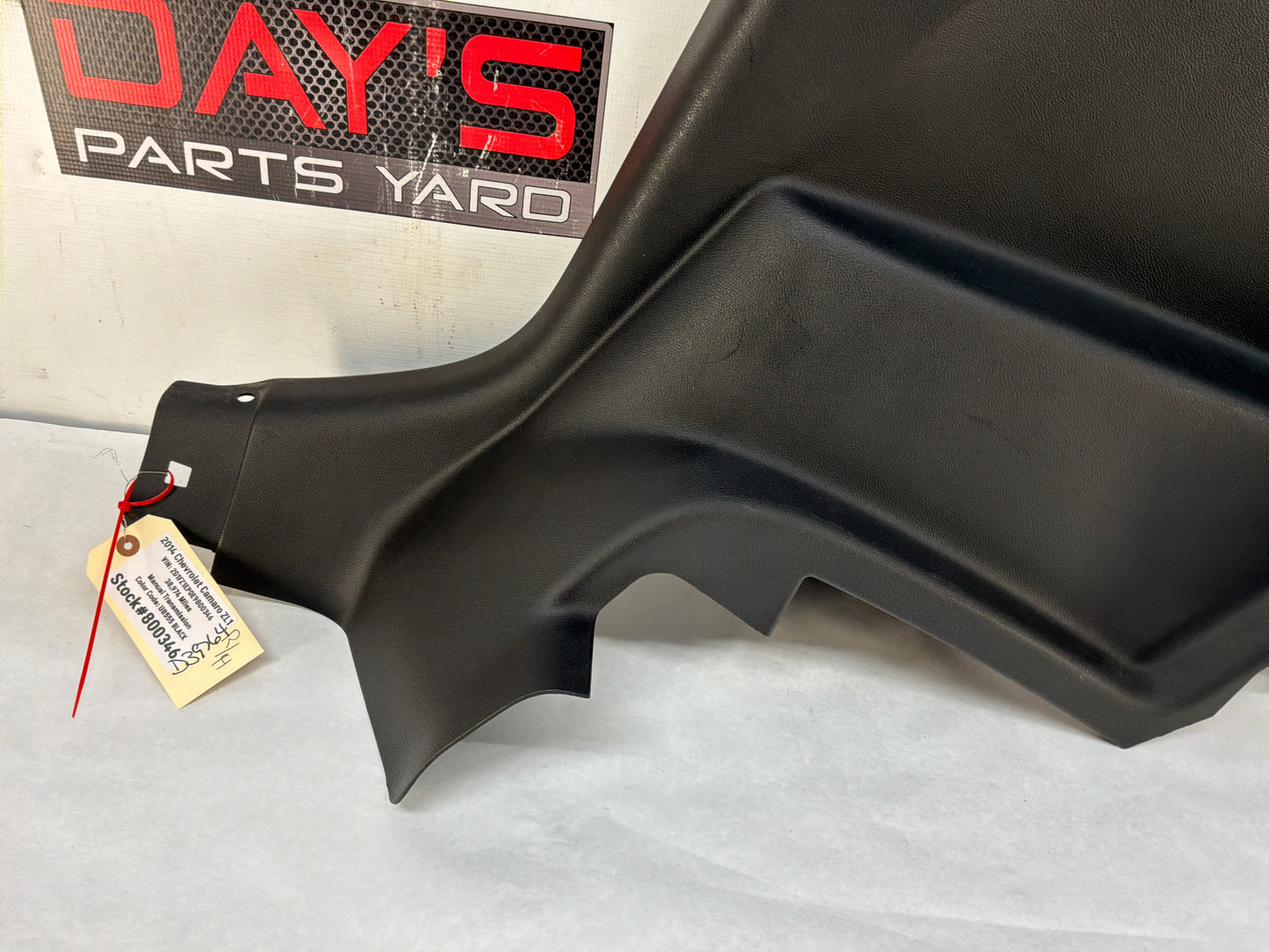 2014 Chevy Camaro ZL1 RH Passenger Rear Interior Quarter Door Trim Panel OEM