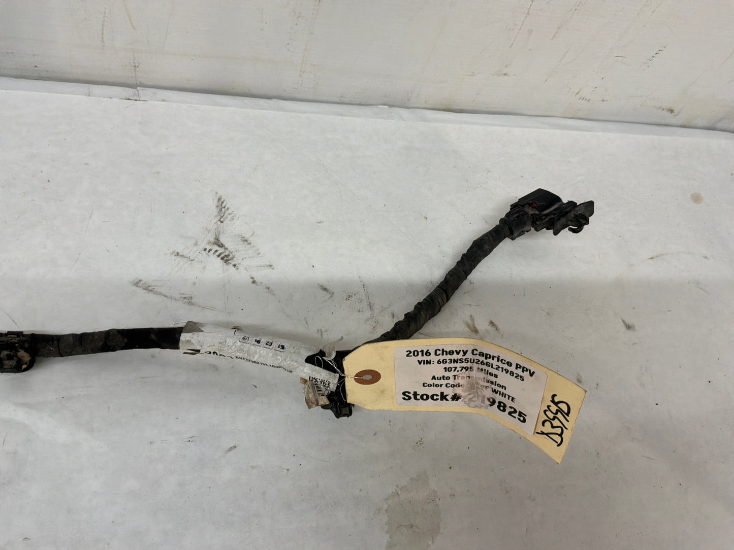 2016 Chevy Caprice PPV Rear Suspension Cradle Axle Subframe Wire Wiring Harness OEM