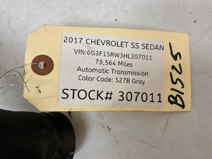 2017 Chevrolet SS Sedan Upper Radiator Heater Hose Line Tube OEM