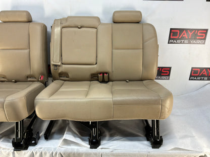 2012 Chevy Avalanche Rear Seats Leather Cashmere OEM