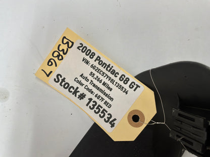 2008 Pontiac G8 GT LH Driver Front Seat Rear Inner Track Frame Trim Frame Cover OEM - Day's Parts Yard