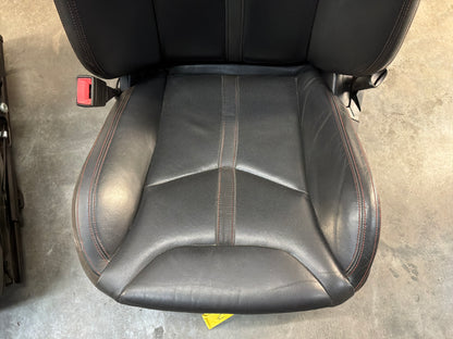 2015 Chevrolet SS Sedan Front and Rear Black Leather Seats OEM