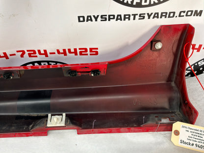 2014 Chevy SS Sedan RH Passenger Rocker Molding Side Skirt Panel Trim Red OEM