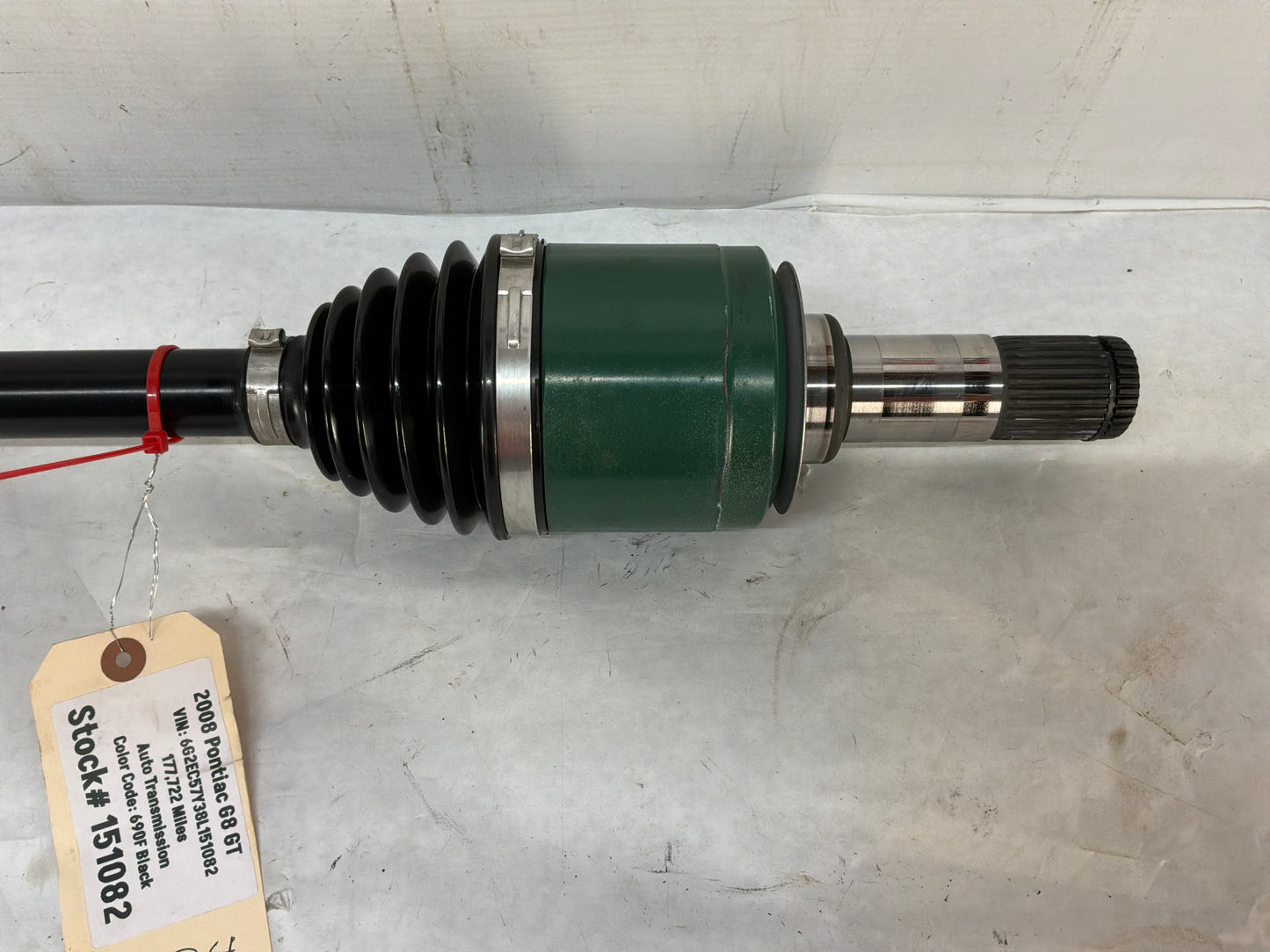 2008 Pontiac G8 RH Passenger Rear CV Axle Half Shaft OEM
