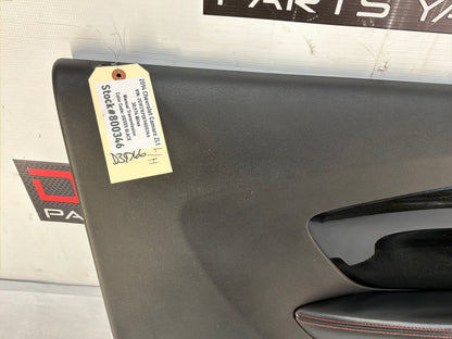 2014 Chevy Camaro ZL1 LH Driver Carbon Flash Front Interior Door Panel Trim OEM