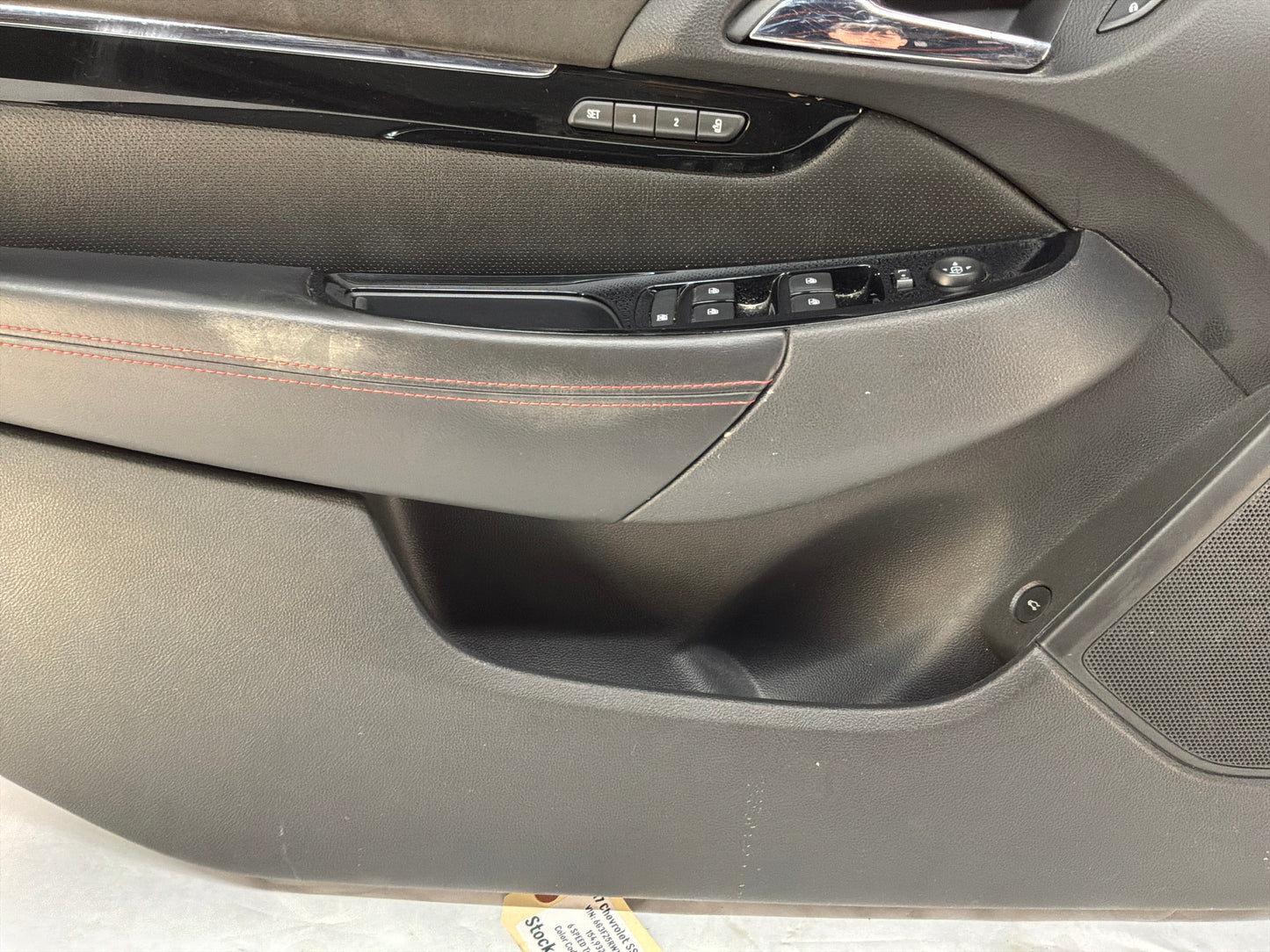 2017 Chevy SS Sedan LH Driver Front Interior Door Panel Trim OEM