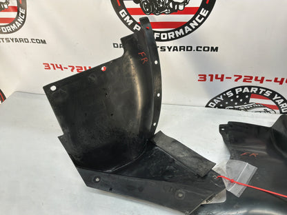2007 Chevy C6 Corvette Convertible RH Passenger Front Fender Wheel Well Liner House OEM