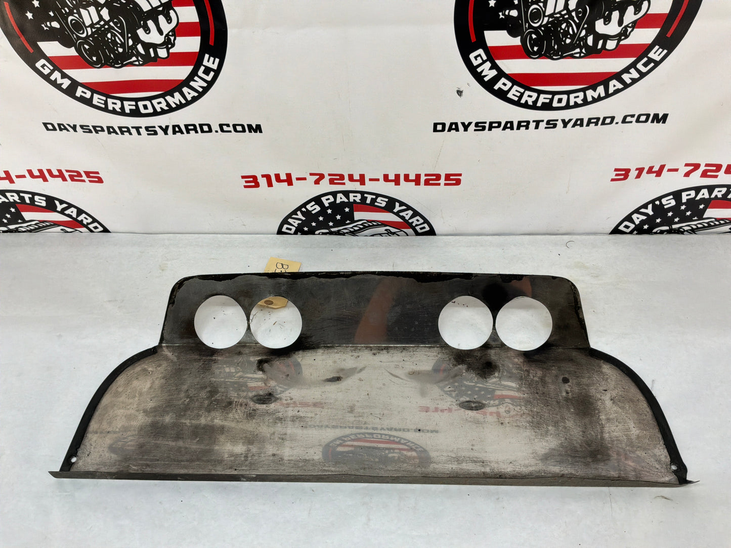 2007 C6 Corvette Convertible Stainless Steal Exhaust Filler Panel OEM
