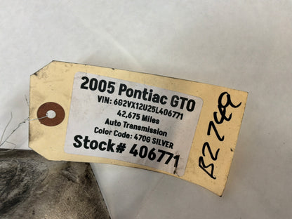 2005 Pontiac GTO Aftermarket Engine Motor Mounts