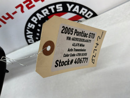 2005 Pontiac GTO Bare Center Console Armrest OEM