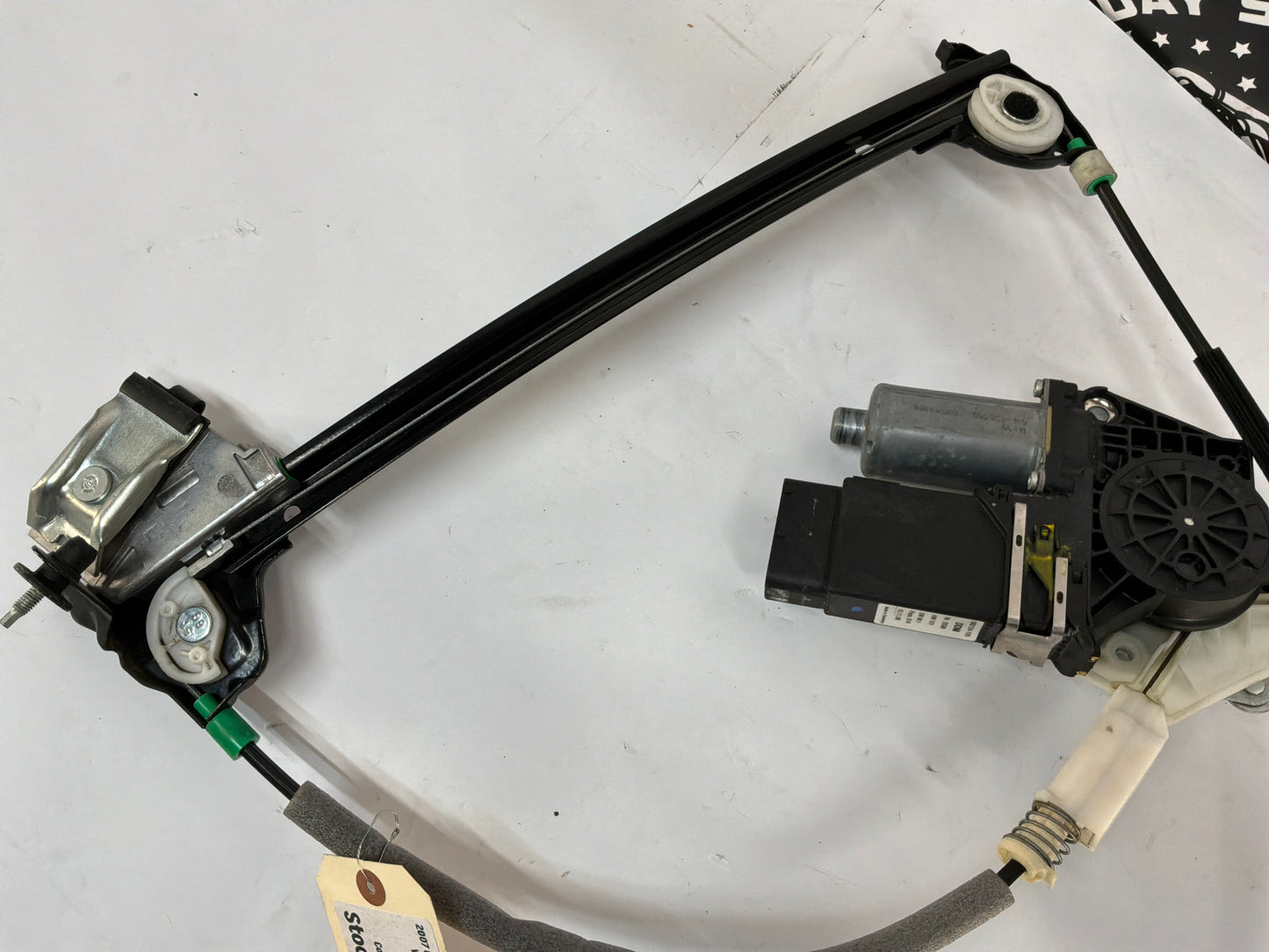 2007 Chevy C6 Corvette Convertible LH Driver Front Window Regulator w/ Motor OEM