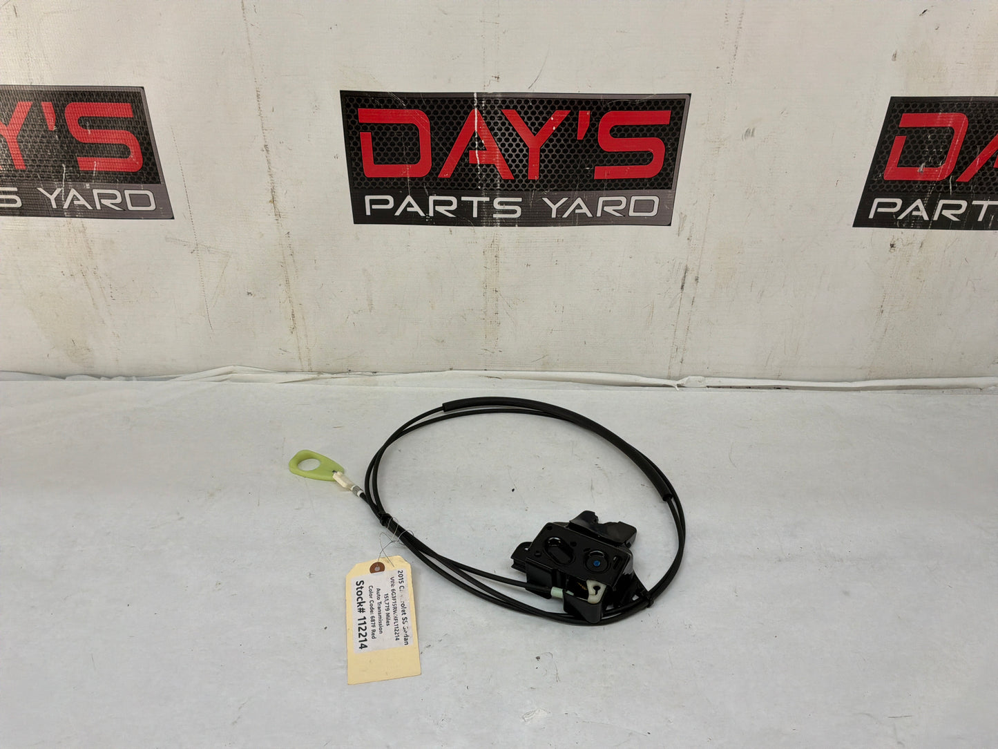 2015 Chevy SS Sedan Trunk Deck Lid Latch Actuator w/ Cable OEM