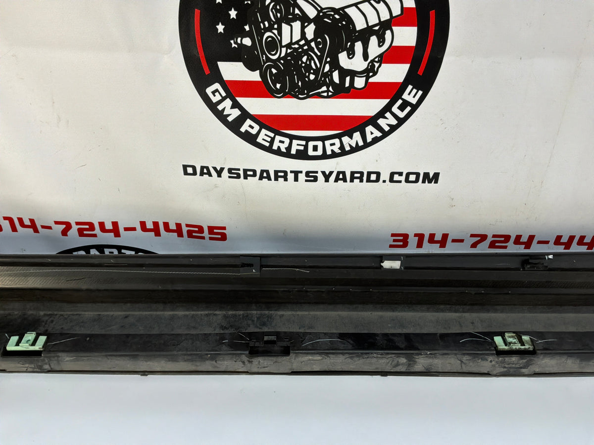 2009 Cadillac CTS-V LH Driver Rocker Molding Side Skirt Panel Black OEM