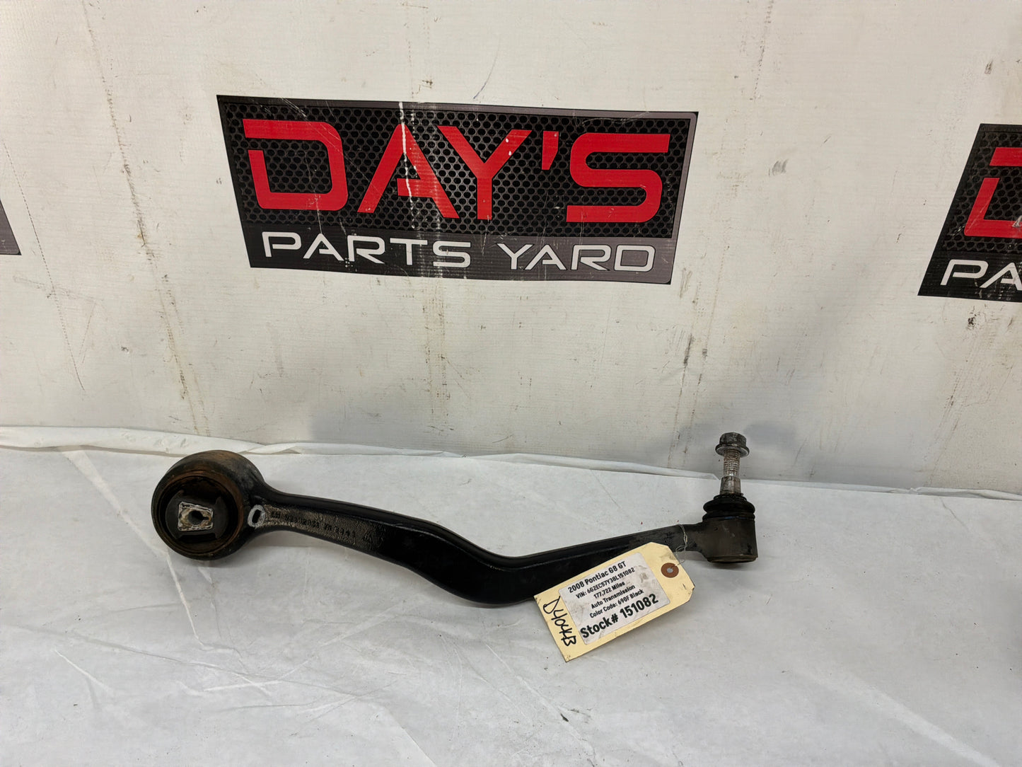 2008 Pontiac G8 GT Front LH Driver Lower Control Arm OEM