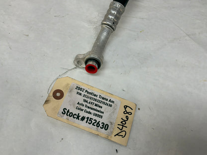 2002 Pontiac Trans Am WS6 Air Conditioner AC Compressor Line Hose Tube OEM