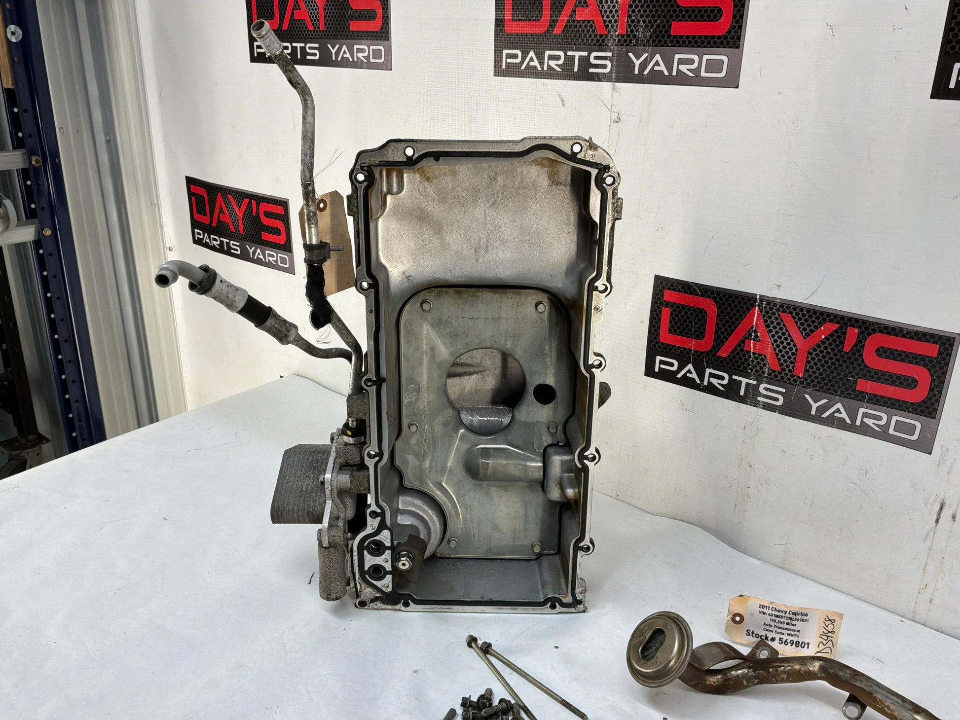 Oil pan w pick up tube - Day's Parts Yard