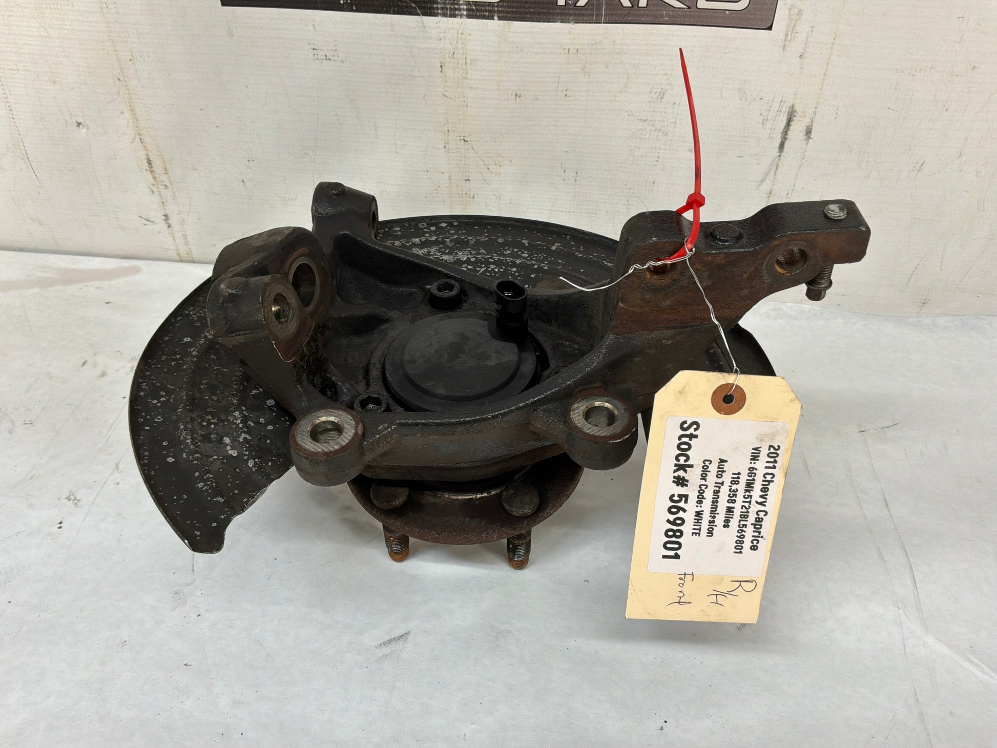 Rh front spindle - Day's Parts Yard
