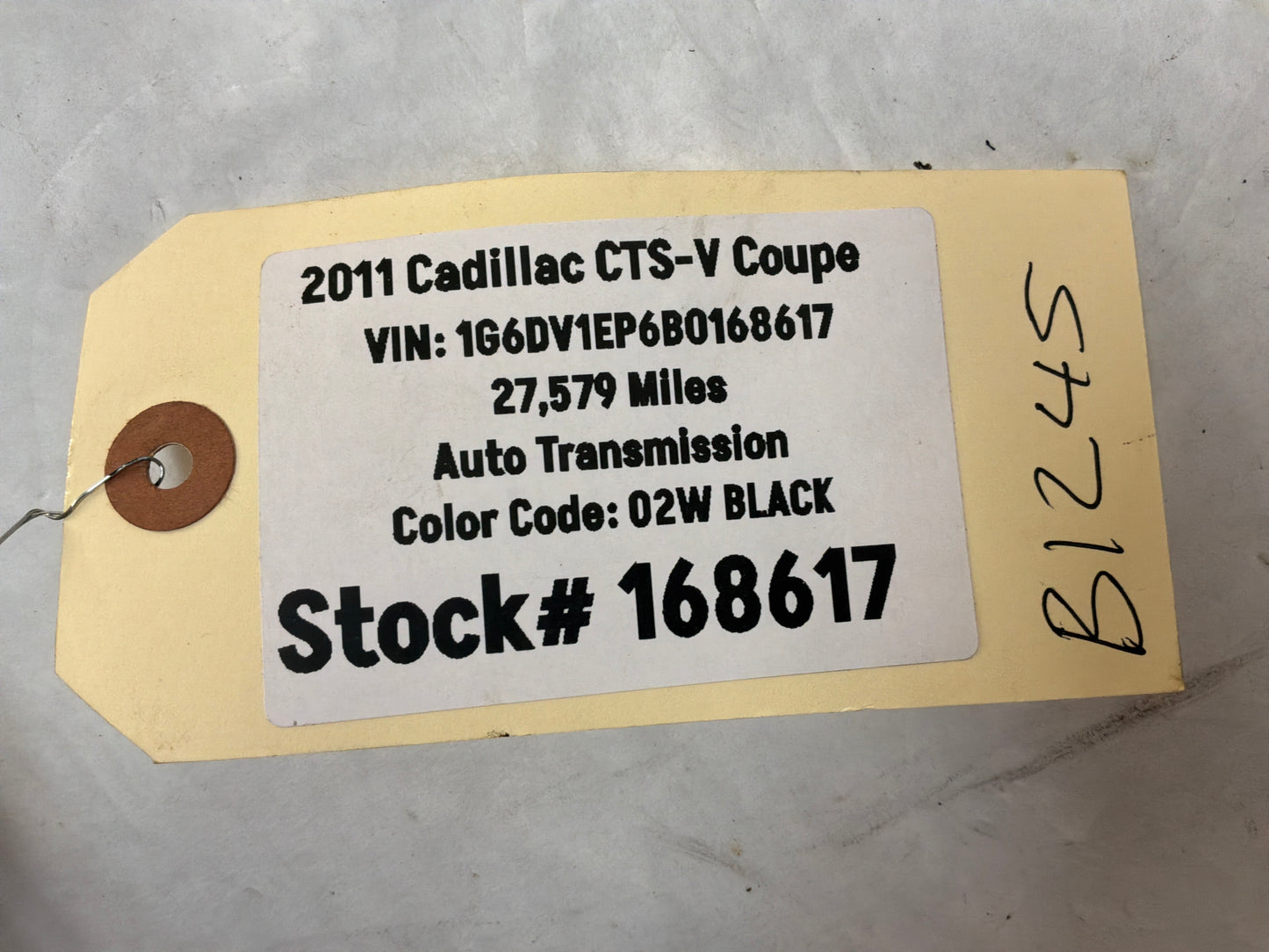2011 Cadillac CTS-V Coupe Fuse Box Cover OEM