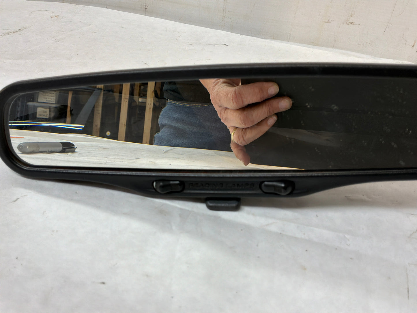 1999 Chevy C5 Corvette Rearview Rear View Mirror w/ Map Light OEM - Day's Parts Yard