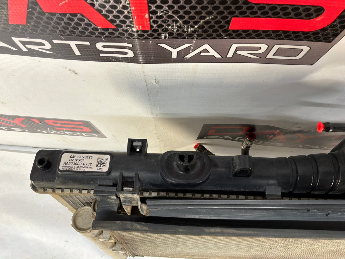 2013 Chevy Camaro SS Coolant Radiator Air Conditioner AC Condenser OEM