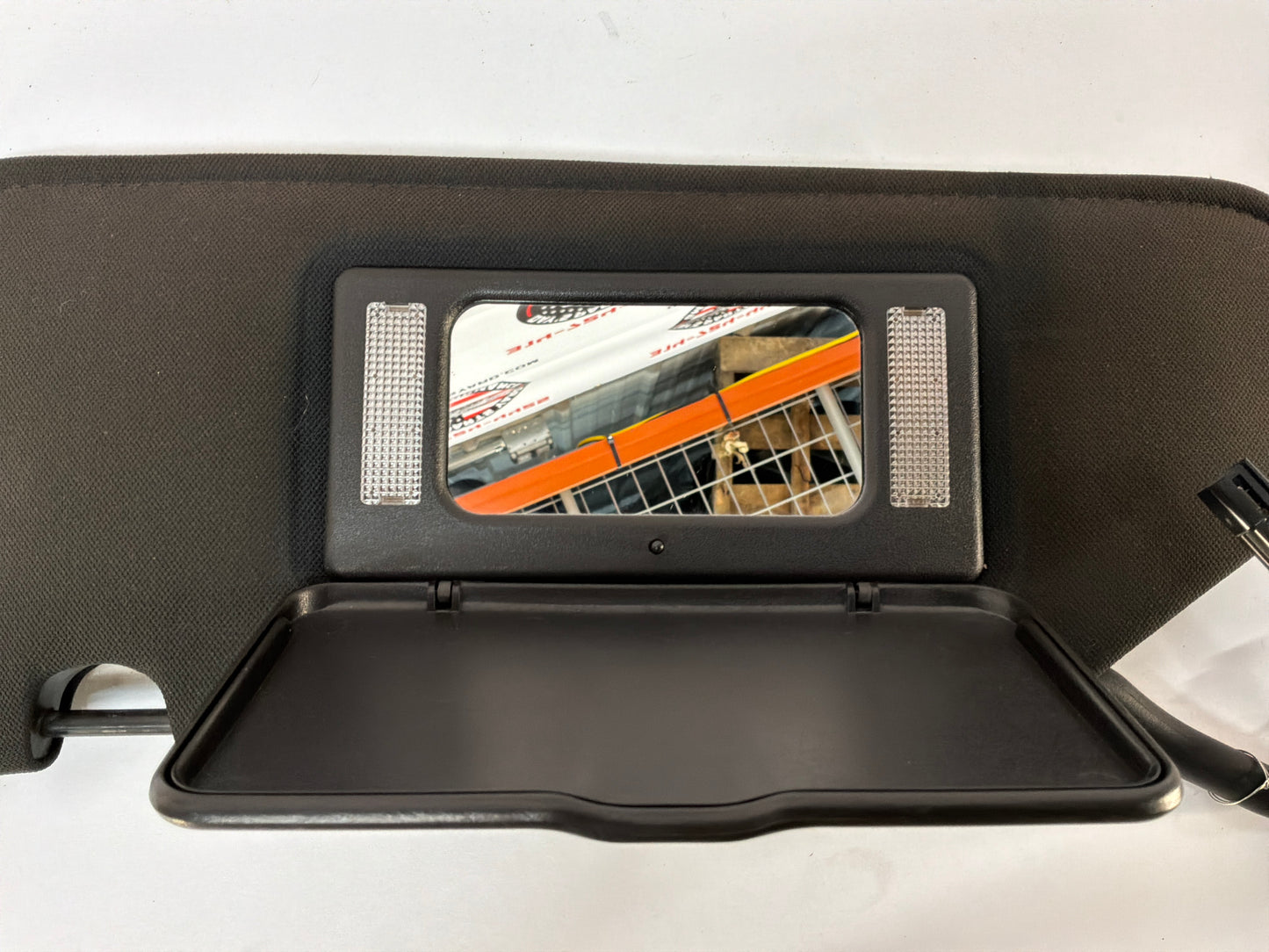2007  Chevy C6 Corvette Convertible Sunvisors Sun Shades Visors Ebony Black OEM