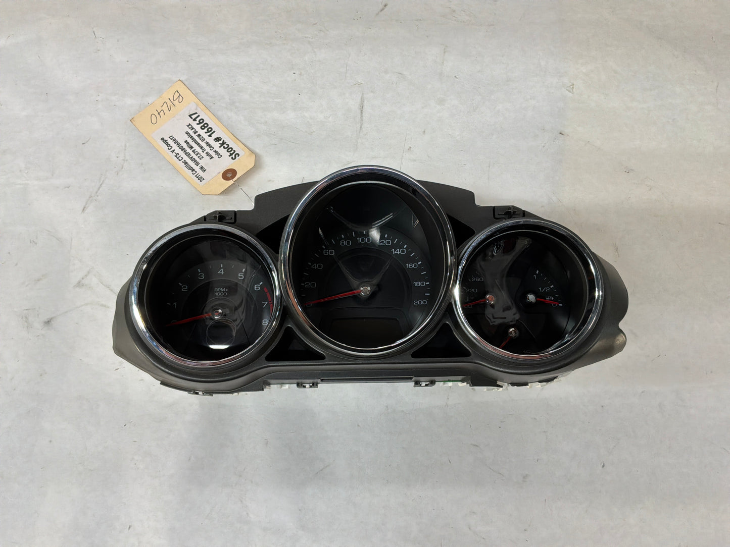 2013 Cadillac CTS-V Coupe Gauge Cluster Speedometer Instrument Panel OEM