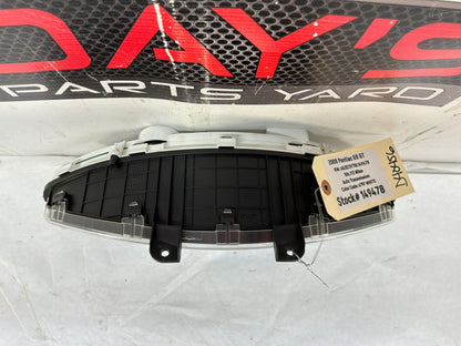 2008 Pontiac G8 GT Gauge Cluster Speedometer Instrument Panel Red Hot OEM