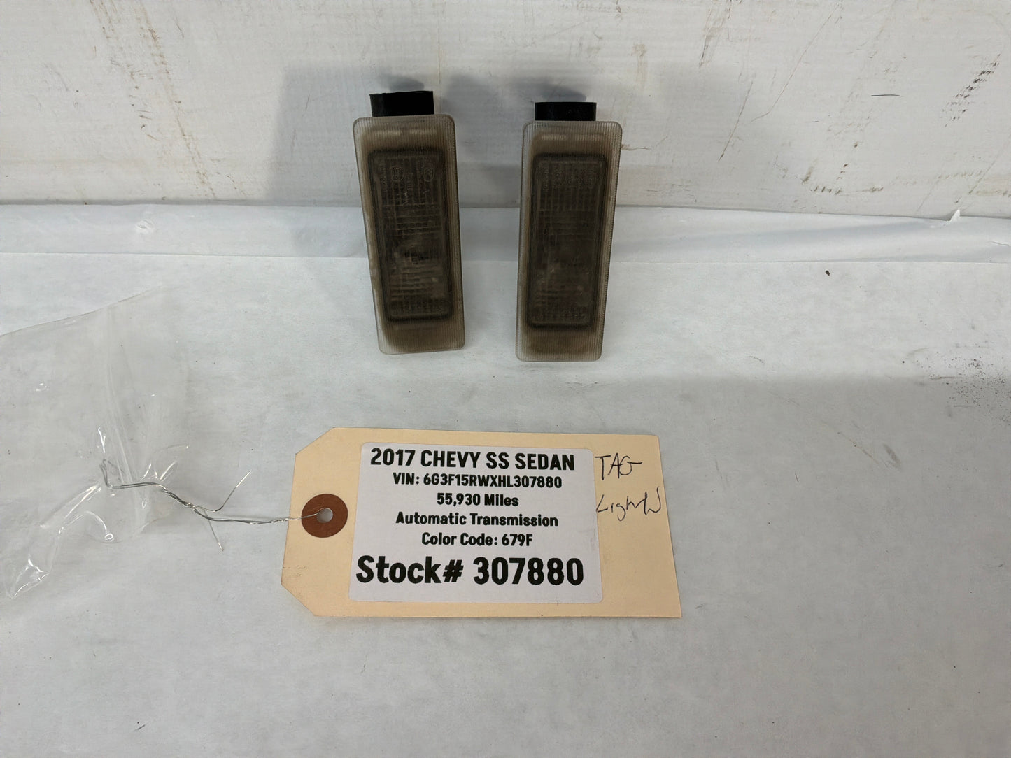 Tag lights - Day's Parts Yard