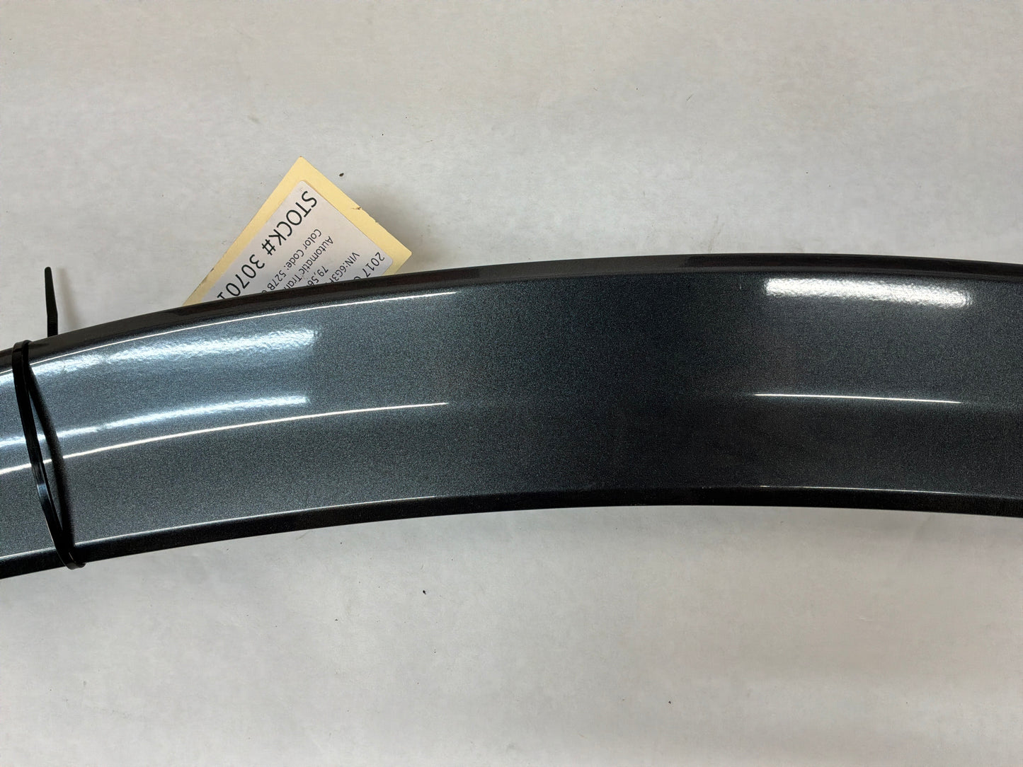 2017 Chevrolet SS Sedan Trunk Deck Lid Spoiler Wing Gray OEM