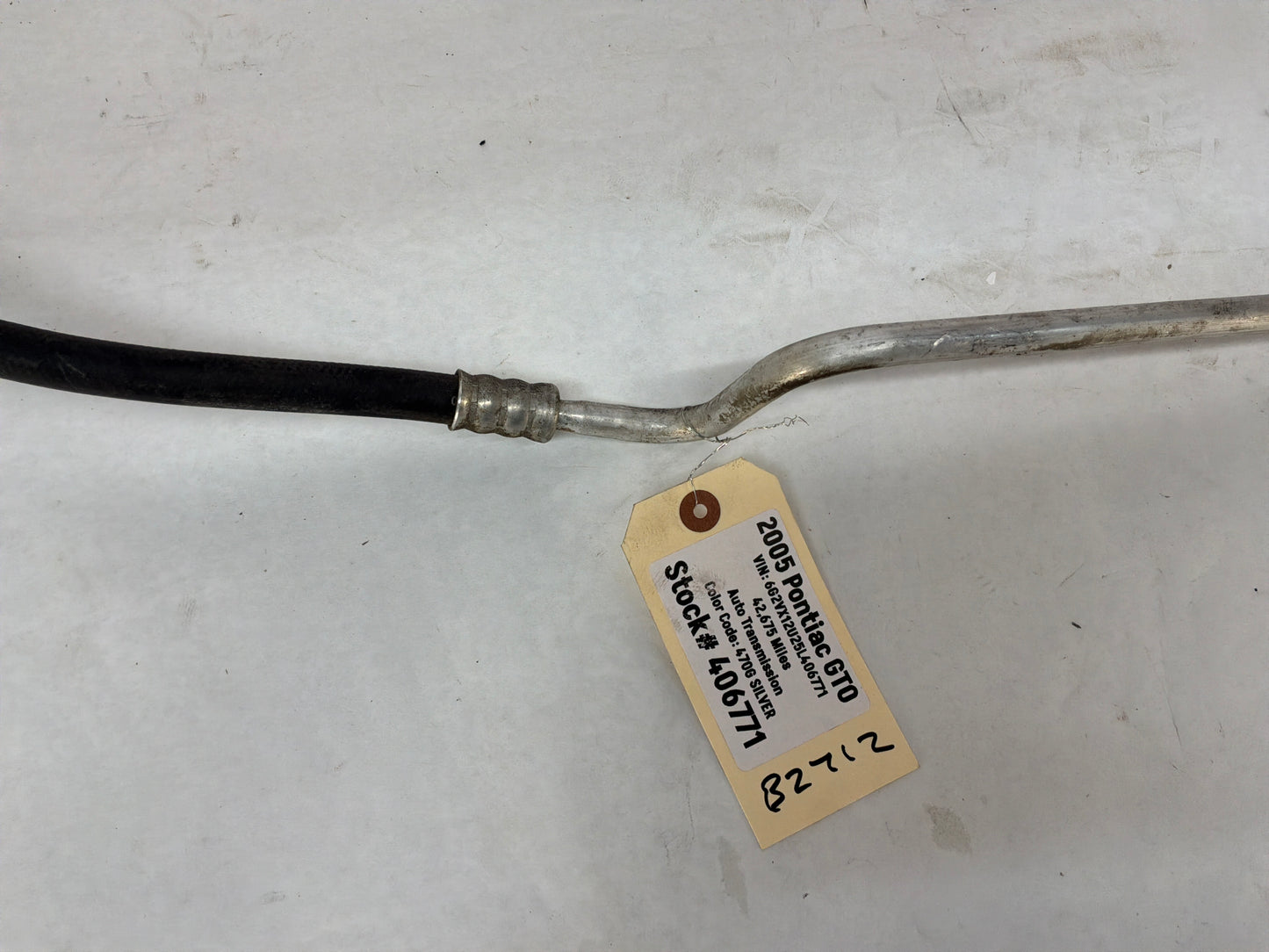 2005 Pontiac GTO AC A/C Air Conditioner Suction Line Hose Tube OEM