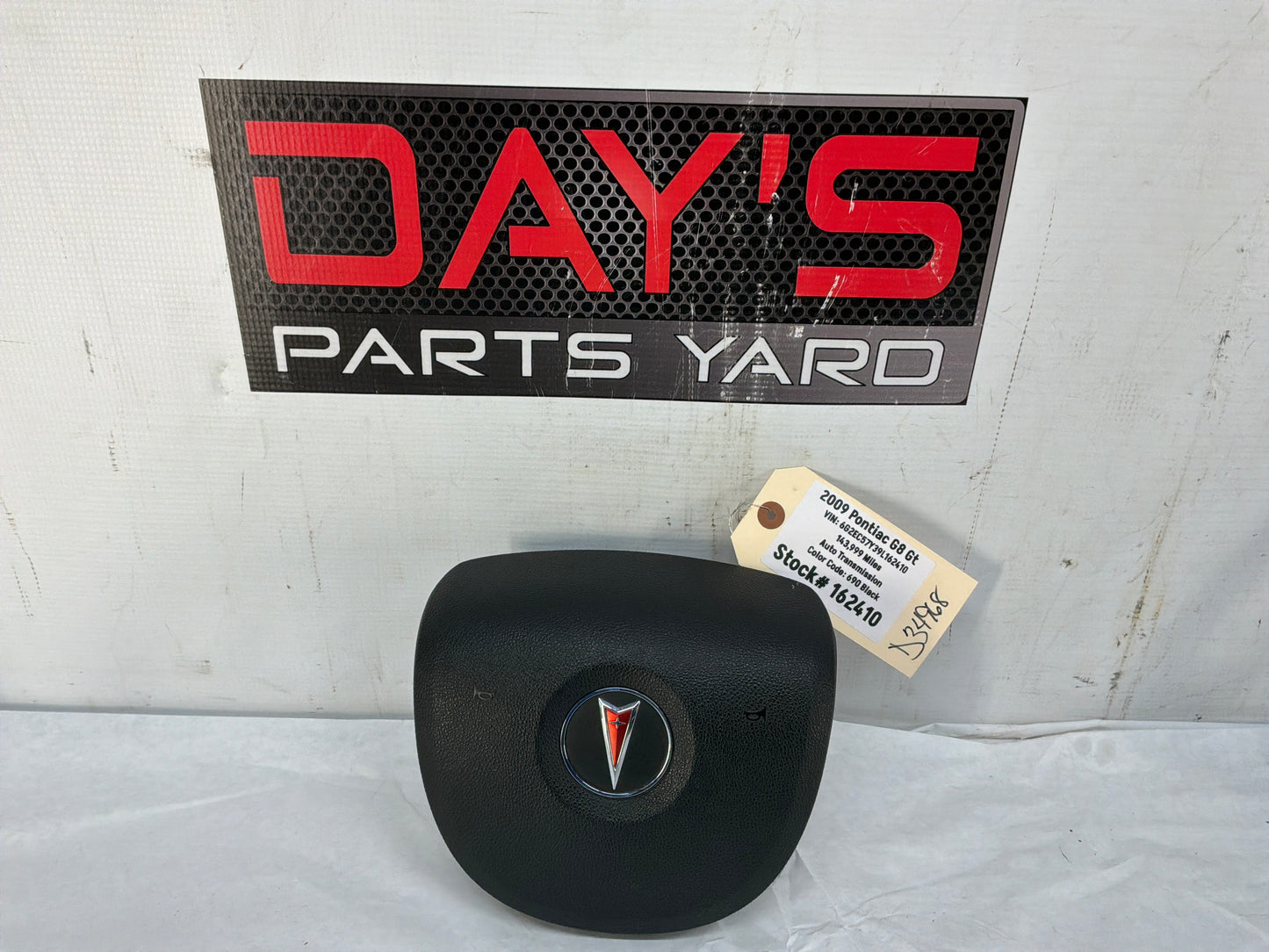 2009 Pontiac G8 GT Steering Wheel Airbag Air Bag OEM - Day's Parts Yard
