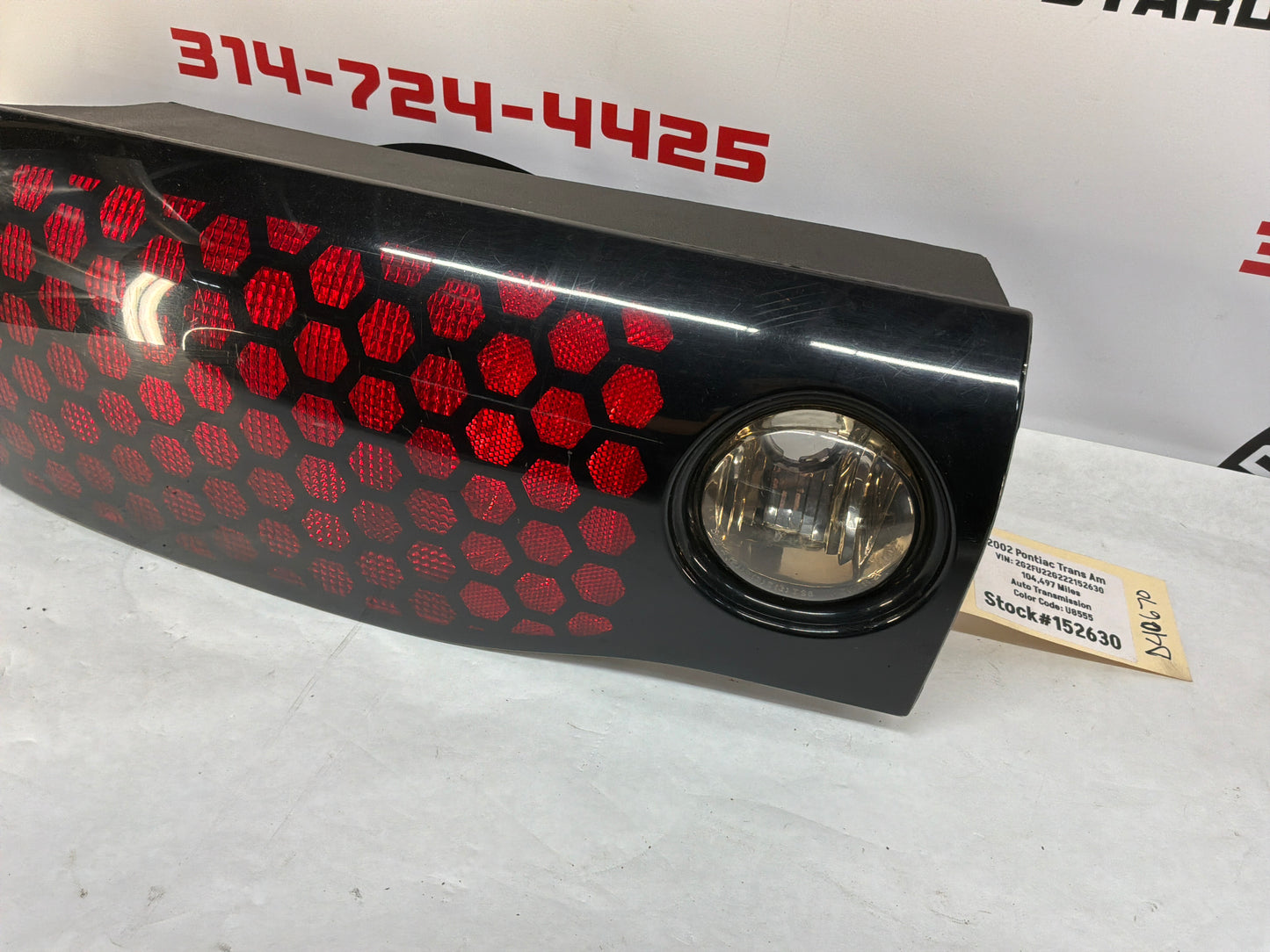 2002 Pontiac Trans Am WS6 LH Driver Taillight Tail Light Honeycomb OEM