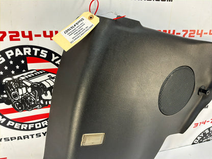 2002 Chevy Camaro Z28 RH Passenger Rear Interior Quarter Trim Panel Black Ebony OEM