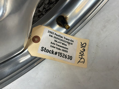 2002 Pontiac Trans Am WS6 Factory OEM Speedline 17x9 Wheel Rim Polished Alloy