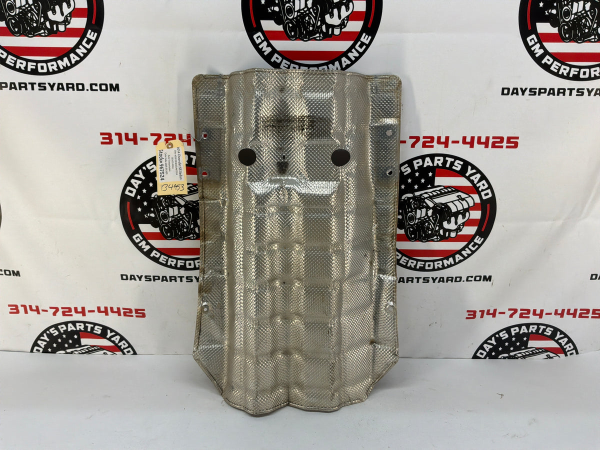 2014 Chevy SS Sedan Transmission Tunnel Exhaust Heat Shield Cover OEM