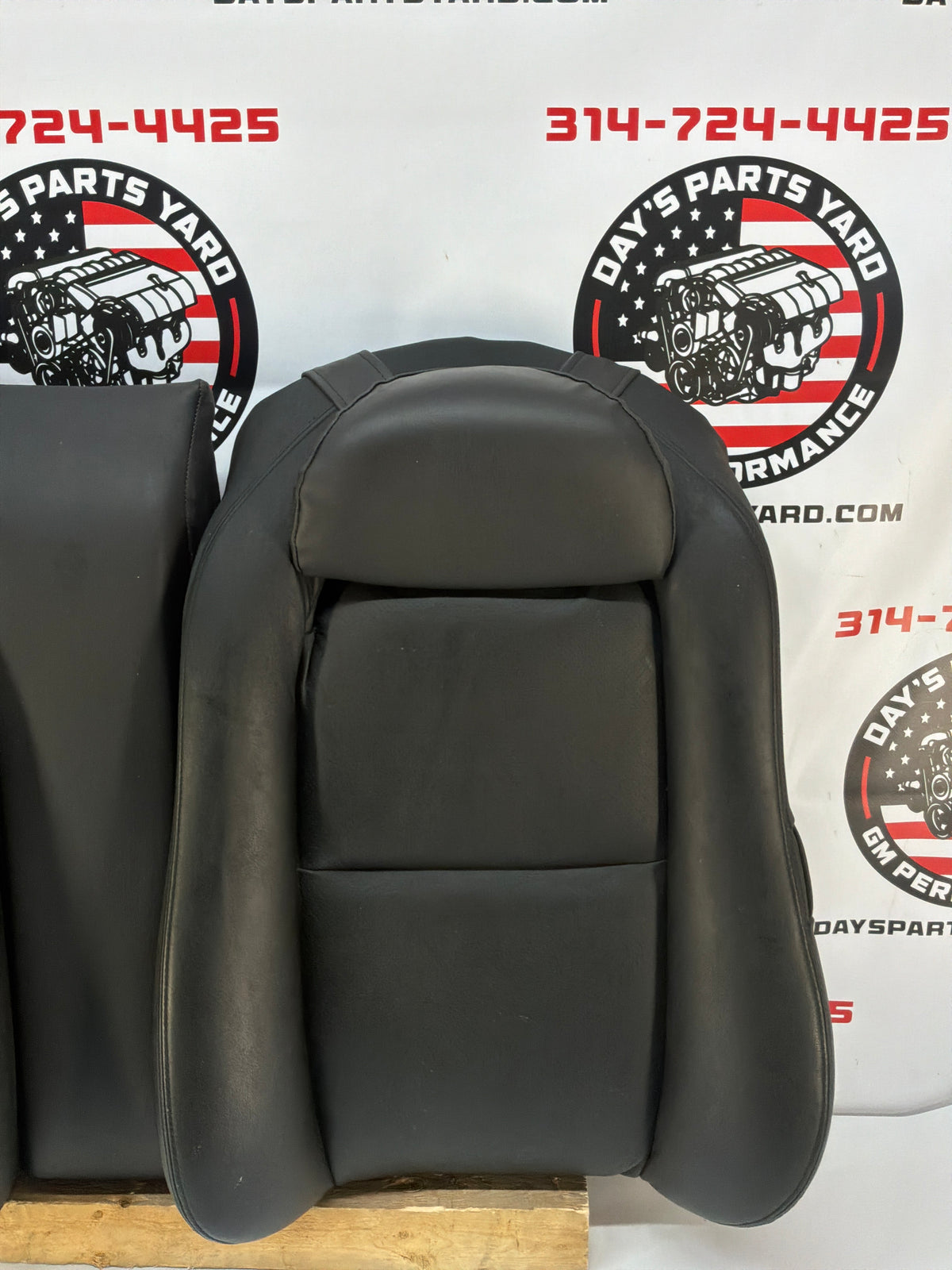 2006 Pontiac GTO Black Leather Front and Rear Seats Set OEM
