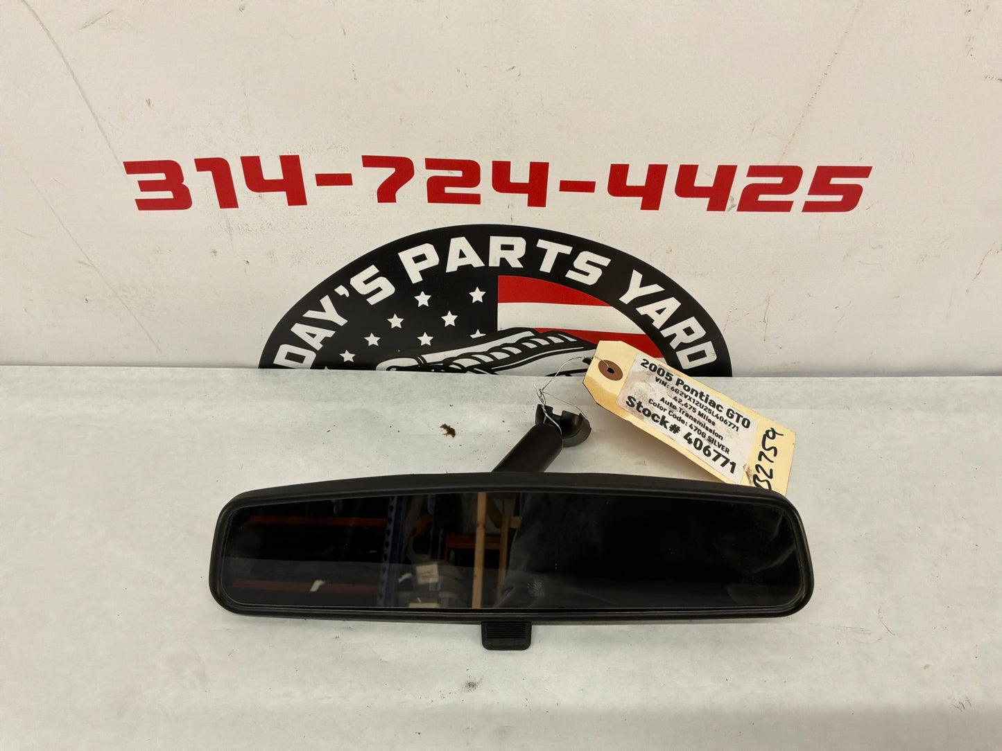 2005 Pontiac GTO Interior Rearview Rear View Mirror OEM