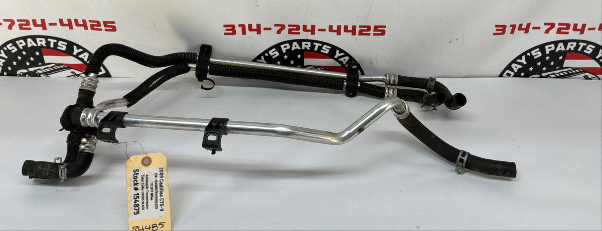 2009 Cadillac CTS-V Sedan Heater Core Coolant Lines Hoses Tubes Pipes OEM