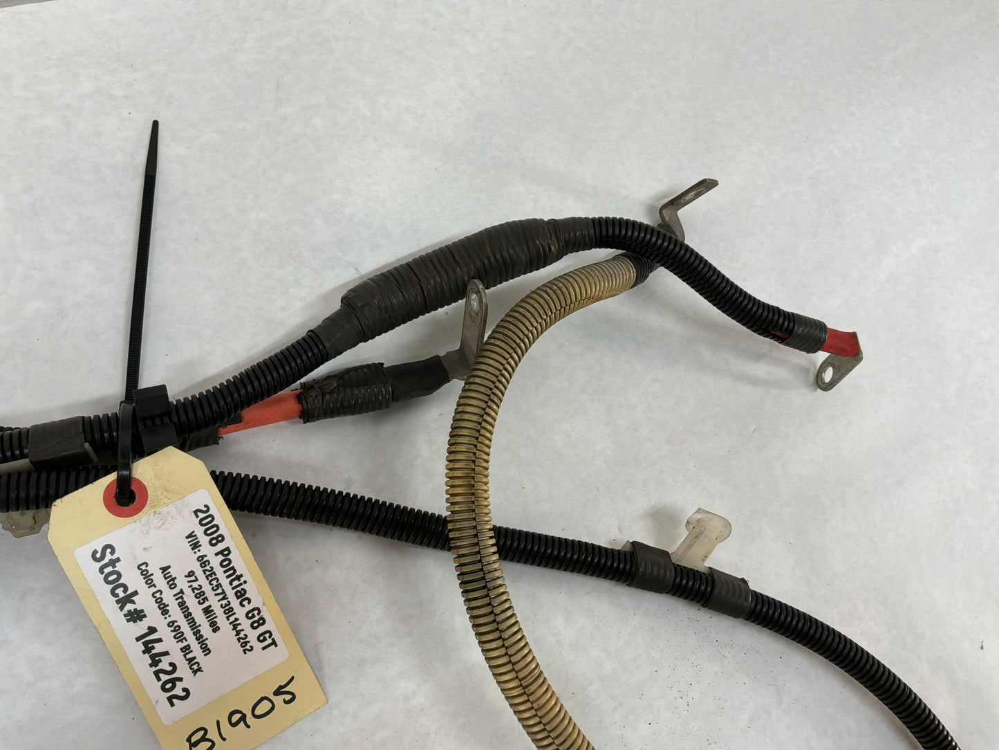 2008 Pontiac G8 GT Engine Battery Positive Cable Wire Wiring Harness OEM