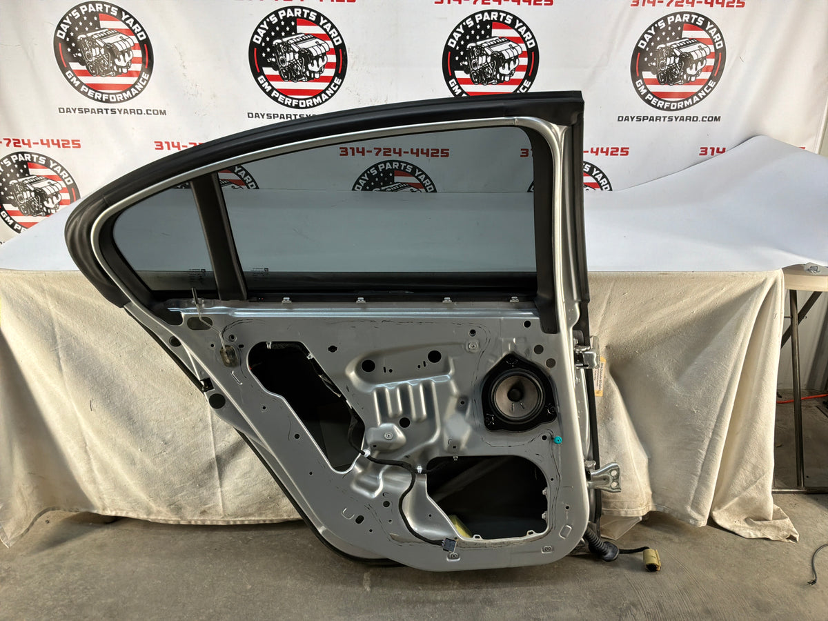 2014 Chevy SS Sedan LH Driver Rear Exterior Outside Door Silver OEM