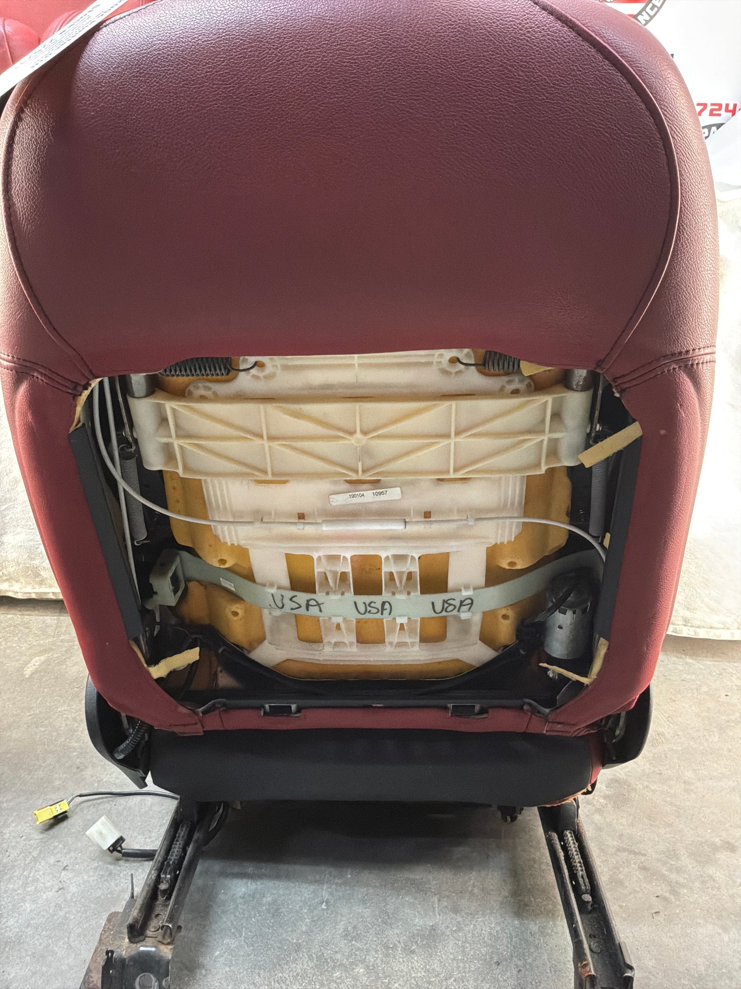 2004 Pontiac GTO Red Leather Seats Fronts and Rears OEM