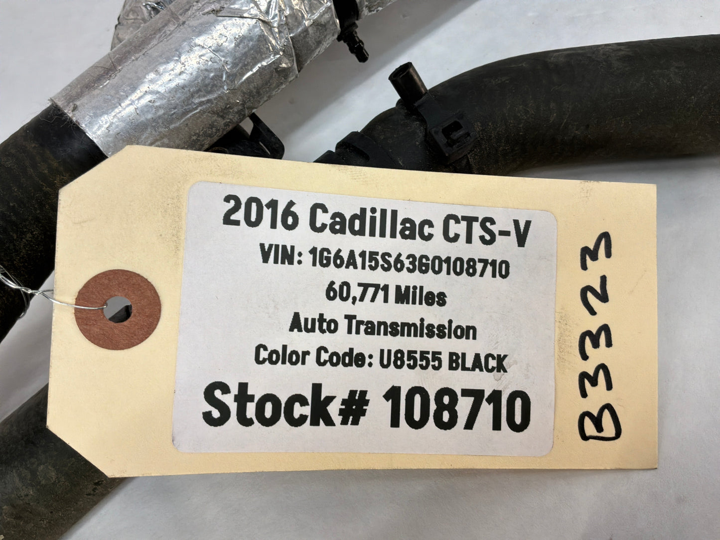 2016 Cadillac CTS-V Radiator Coolant Heater Core Hoses Lines Tube OEM