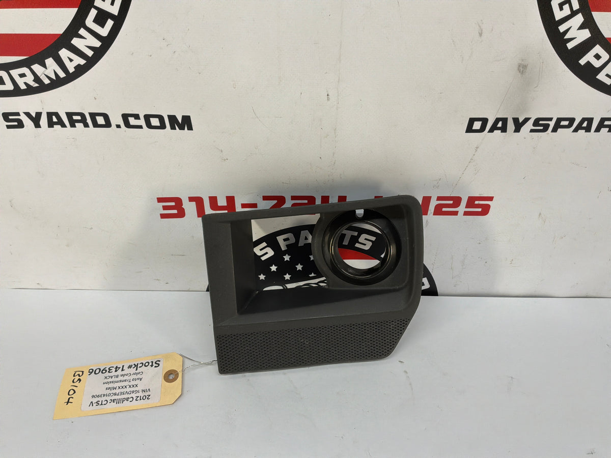 2012 Cadillac CTS-V LH Driver Fog Light Lamp Bezel OEM